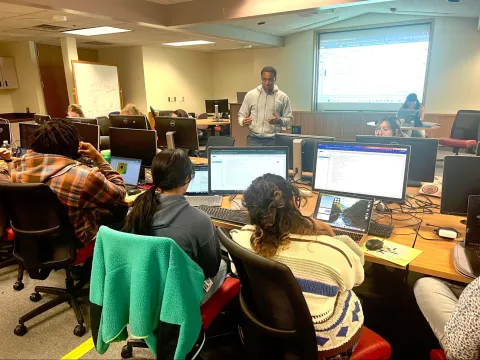 SOARS students participate in a lecture